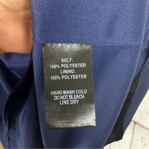 Lulu’s Any Sway, Shape, or Form Navy Blue Lace Halter Dress Size Small - Picture 6 of 8